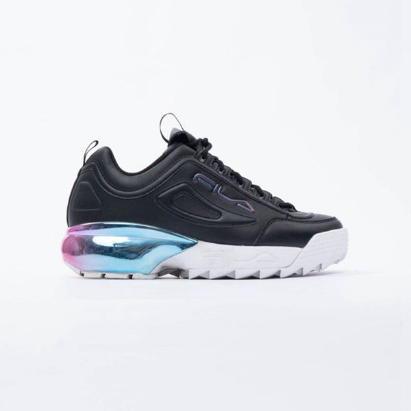 Fila Disruptor 2A Chrome Women's Sneakers - Black/Blue,NZ 49-68709